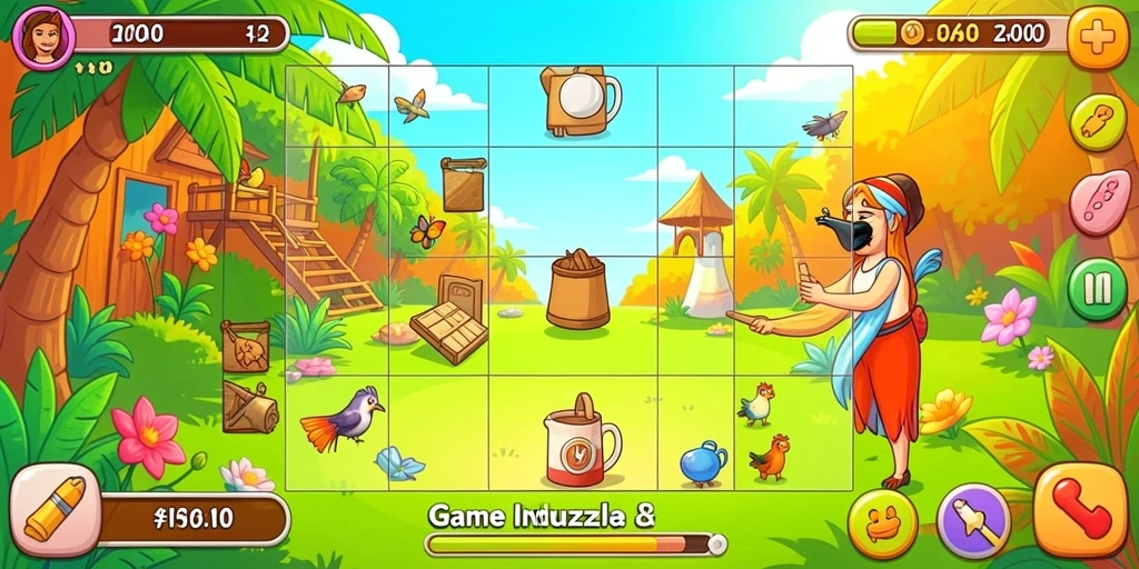 hokiraja - Screenshot aksi permainan yang seru dan intens.