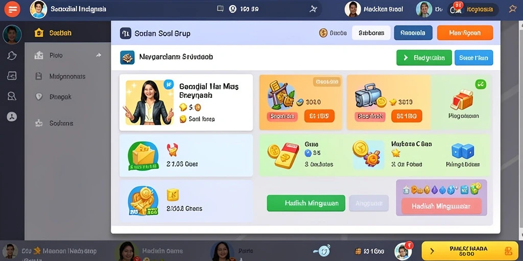 hokiwon - Screenshot menunjukkan berbagai karakter yang dapat dipilih.