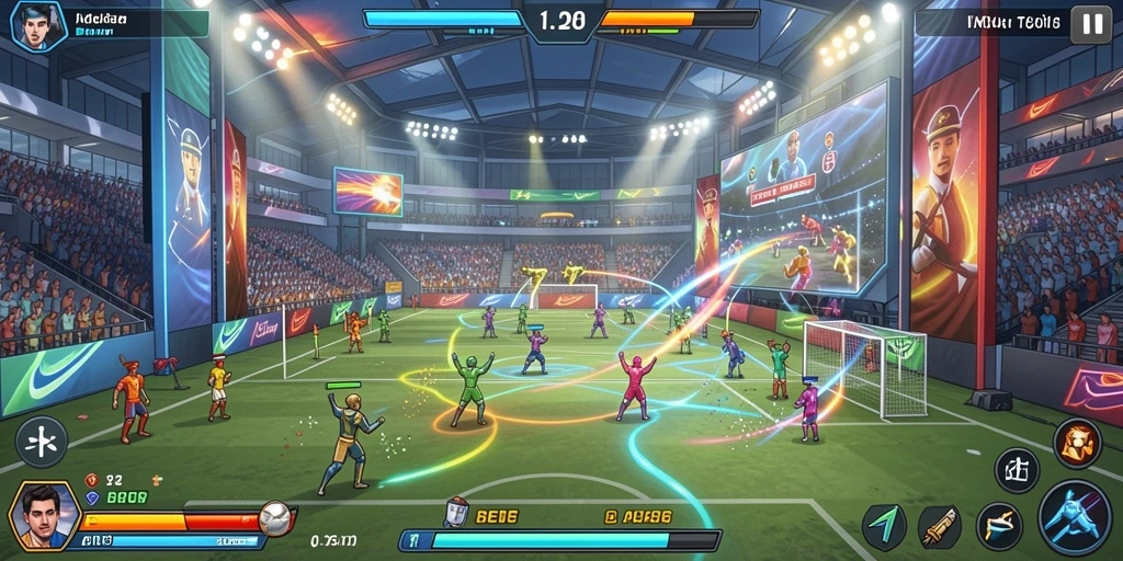 saranajitu - Screenshot dari level yang menantang dengan rintangan.